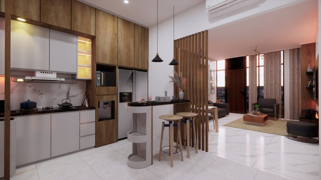 desain interior kitchen set terbaik